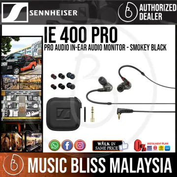 Sennheiser IE 400 Pro Monitor Earphones - Smoky Black / Clear