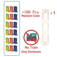 โดมิโนวาง Children39เพื่อการศึกษารถไฟไฟฟ้าอัตโนมัติสนุกสนานการโต้ตอบกับพ่อแม่-ลูกสำหรับวันเกิด