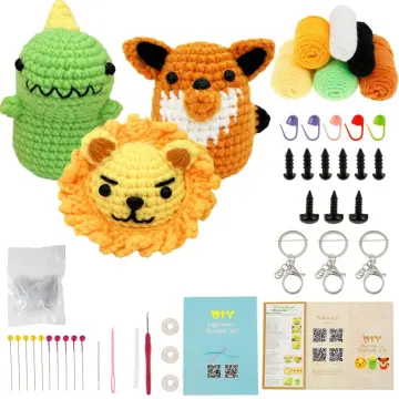 Complete Crochet Kits For Beginners, DIY Balsa Puppy Crochet Kit