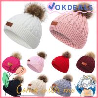 【hot sale】✠▩ C05 OKDSHOP Kids Hat Boy Girls Pompoms Warm Beanie Cap