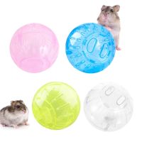 สัตว์เลี้ยงขนาดเล็กลูกบอลออกกำลังกาย Dwarf Hamster Plastic Mute Running Spinner Play Toy For Junior Hedgehog Mini Gerbil 4 Colors