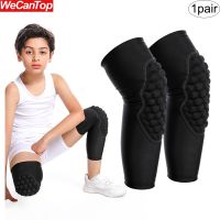 1Pair Knee Calf Padded Compression Leg Sleeves Thigh Sports Protective Gear Shin Knee Brace Support for Basketball Soccer Sports Supports Braces