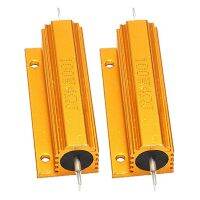 2X Gold Aluminum Clad Power Resistor Resistance 100W, 8 Ohm 8R