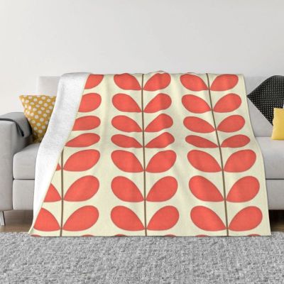 （in stock）Kiely Steam Red Abstract Blanket Breathable Flannel Summer Ora Geometry Medieval Modern Blanket Car Bedroom Sofa（Can send pictures for customization）
