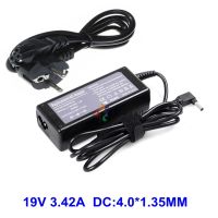 Charger Laptop 19V 3.42A 65W สำหรับเอซุส Zenbook UX21A UX31A UX32 UX32A อัลตร้าบุ๊ค UX32VD ADP-65AW ใช้พลังงาน4.0X1.35มม. พร้อมสายเคเบิ้ล AC