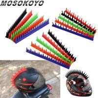 Helmet Trim Motorcycle Helmet Mohawk Dirt Spikes Helmets Biker Sticker Mohawks Biker Mudguards Fender Decoration Universal