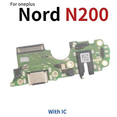 Novaphopat ต้นฉบับสำหรับ OnePlus 1+ Nord N200 5G แจ็คเสียงช่องเสียบปลั๊กแท่นชาร์ท USB บอร์ดชาร์จไมค์ไมโครโฟน