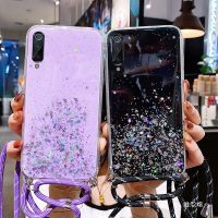 Dengan Tali Leher Tali Jelas แววแววดีสำหรับ K30 Xiaomi Redmi 9A 9C 8A 7A 6A Nota 9S 8T 9 8 7 Pro 6 Selempang Lyard Cover / - ขายดี Aboasv