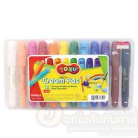 สีเทียน DONG-A TORU Cream Pas ปากกาครีมพาส 12 สี ปลอดภัย สำหรับเด็ก พร้อมส่ง ในไทย