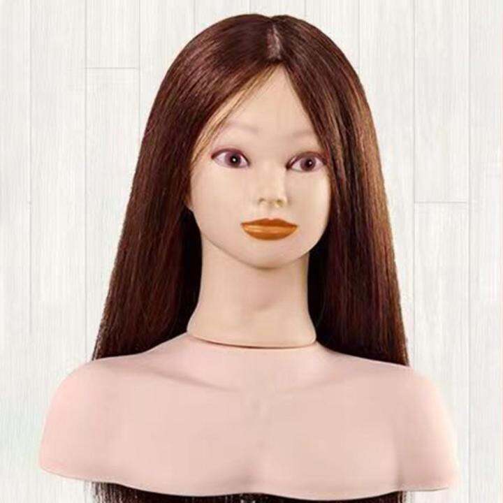Fenteer Cosmetology Mannequin Head Shoulder Model Bust Shoulder