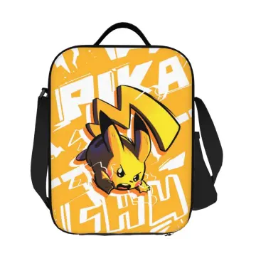 Pokemon Lunch Bag Pikachu Student Lunch Box Bag Cute Cartoon Picnic Bag  Office Worker Portable Lunch