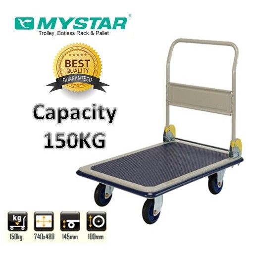 Mystar Platform Trolley MS201 150KG Loading Capacity trolley diy