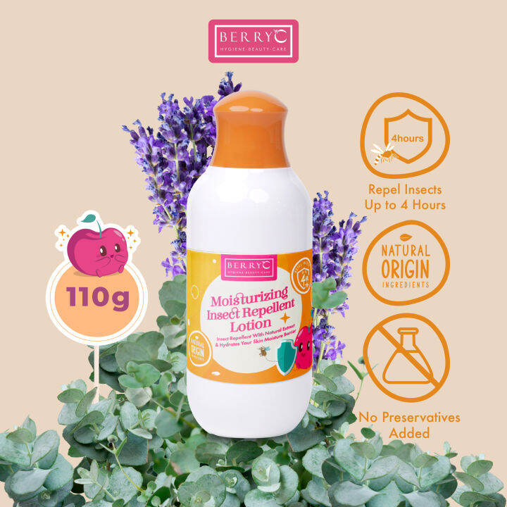 BERRYC Moisturizing Insect Repellent Lotion (110g) Insect Repellent