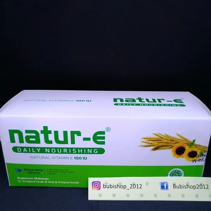 aturan minum natur e 100 iu