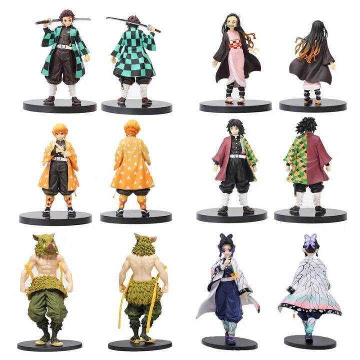 ชิ้น-เซ็ต6นิ้ว16ซม-หุ่นสังหารปิศาจ-kimetsu-no-yaiba-โมเดลแอ็คชั่น-agatsuma-zengo-นักรบพีวีซีของเล่นเด็ก