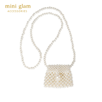 Miniglam Grace White Pearl Crossbody Bag - S กระเป๋าสะพายไข่มุกขนาดเล็ก