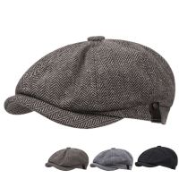 Fashion Plaid Beret Versatile Classic with A Little Elastic Hats Fashion Three Beret Men 39;s Casual Hat High Quality Caps