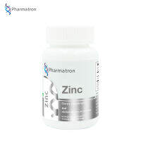 ซิงค์ Zinc x 1 ขวด  ฟาร์มาตรอน Zinc Pharmatron บรรจุ 30 แคปซูล Zinc AAC ซิงค์ เอเอซี