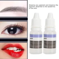 เซรั่มแก้ไขรอยสัก 2 ชิ้นไม่เจ็บปวด Pigment Fading Agent คิ้ว Lip Microblading Remover