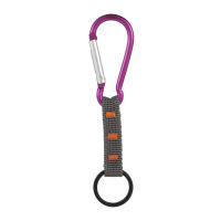 Carabiner พวงกุญแจความแข็งแรงสูงป้องกันการเกิดออกซิเดชันการออกแบบตามหลักสรีรศาสตร์ Carabiner ไนล่อนที่สำคัญตะขอสำหรับภูเขา Carabiners ตะขอหนัก