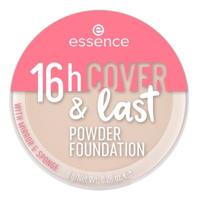 essence แป้ง 16h COVER & last POWDER FOUNDATION เอสเซนส์ แป้งอัดแข็งแบบแมตต์