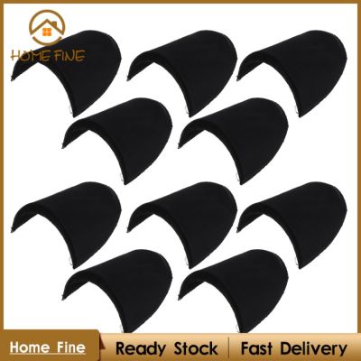 Home Fine 5 Pairs Black Sponge Shoulder Pads for Women Men Uni DIY