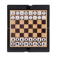 Foldable Mini Chess Set Portable Wallet Pocket Chess for Camping