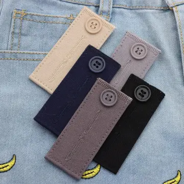 Jeans Waist Expander Button Belt Lengthen Buckle Fat Pant Extender Button