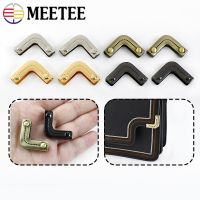 【CC】ↂ❄✻  10/20Pcs Metal Handbags Cover Clasp Protector Corners End Banding Hardware Accessories