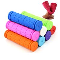 1Pair Rubber Bike Handlebar Grip Cover Mountain Bicycle Casing Anti-slpi Sheath Handle Anti-skid Soft Durable Bar Bicycle Grips Handlebars