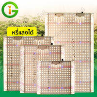 ไฟปลูกต้นไม้ LED Grow Light SMD2835 80W/200W/300W เต็มสเปกตรัม  โคมไฟปลูกพืช  แสงดี ฮู้ดสะท้อนแสงสูง แสงกว้างขึ้น ทำใบ ทำด