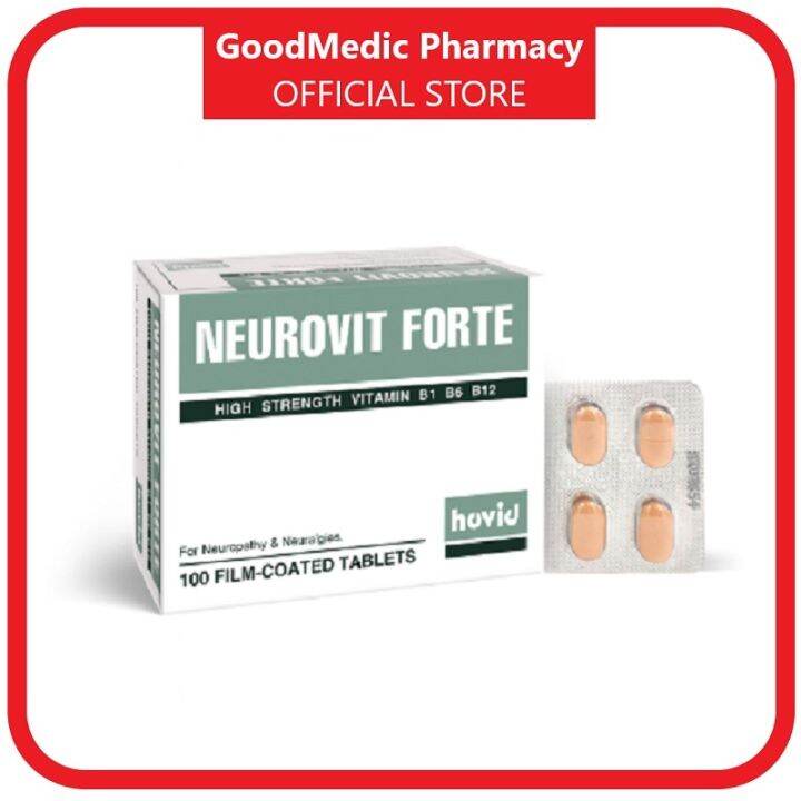 Neurovit Forte 10s (Double Strength Vitamin B1, B6, B12) | Lazada