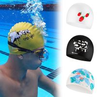 Swimming Cap Silicone Men and Women Waterproof Plus Thickening Long Hair Colorful Silicone Swimming Cap MC889 Swim Caps