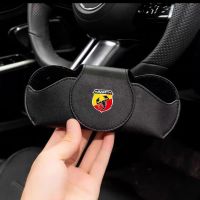 Car Glasses Case Auto Sun Visor Glasses Holder Sunglasses Clip Universal For Fiat Abarth 595 Abarth 500 abarth 124 spider