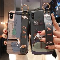 ┋☬▽ Stylish Soft phone Case For iphone 7 8 plus phone Holder cover case For iphone X Xs max XR 11 12 13 pro 12mini max SE 2020 funda