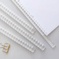 Paper Collection Clips Notebook Binding Spines Loose Leaf Book Binder Rings Binder Circle Ring Plastic Comb Bindings