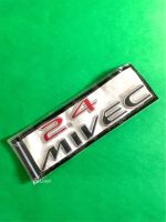 โลโก้ 2.4 MIVEC ขนาด 15.7x4.5cm. ติดMITSUBISHI