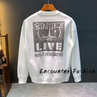 Encounter Fashion  เสื้อสเวตเตอร์  เสื้อกันหนาวมีฮู้ด เสื้อกันหนาว เสื้อแขนยาวชาย เสื้อกันหนาว ผ ช เสื้อฮู้ด เสื้อฮู้ดชาย 2023ใหม่ 36Z230907