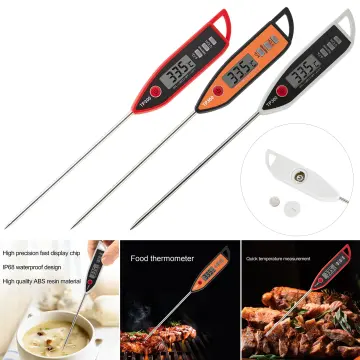 Instant Read Meat Thermometer Food Thermometer Cooking Thermometer Kitchen Candy Thermometer with Fahrenheitcelsius Switch for Oil Deep Fry BBQ Gril