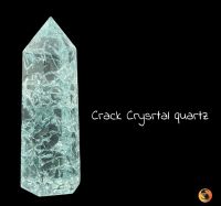 Crack Crystal quartz tower for healing.