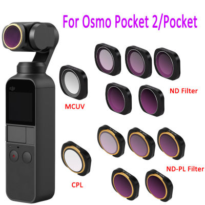 Osmo Pocket 2 Penapis A Laras ND ND-PL 4 8 16 32 64 Penapis A Ccu MCUV สำหรับ Osmo PocketPocket 2 Aksesori Kamera Gimbal
