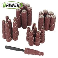 【cw】 1PC Tapered Cone Sandpaper Stick Shank amp; Paper Polishing Grinding Abrasive Grit Burs Sanding 【hot】 !