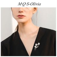 M·Q·S-Olivia  เข็มกลัด แต่งมุก แฟชั่นสำหรับผู้หญิง ของขวัญสร้างสรรค์ เครื่องประดับแฟชั่นสำหรับผู้หญิง นักเรียน แฟน ของขวัญ