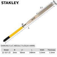 Stanley เครื่องมือขัดแผ่นเรียบไม้โลหะ,1ชิ้น140/160/180มม. เครื่องมือตกแต่งเข็มเพชรกรวด150อเนกประสงค์ตะไบมือ