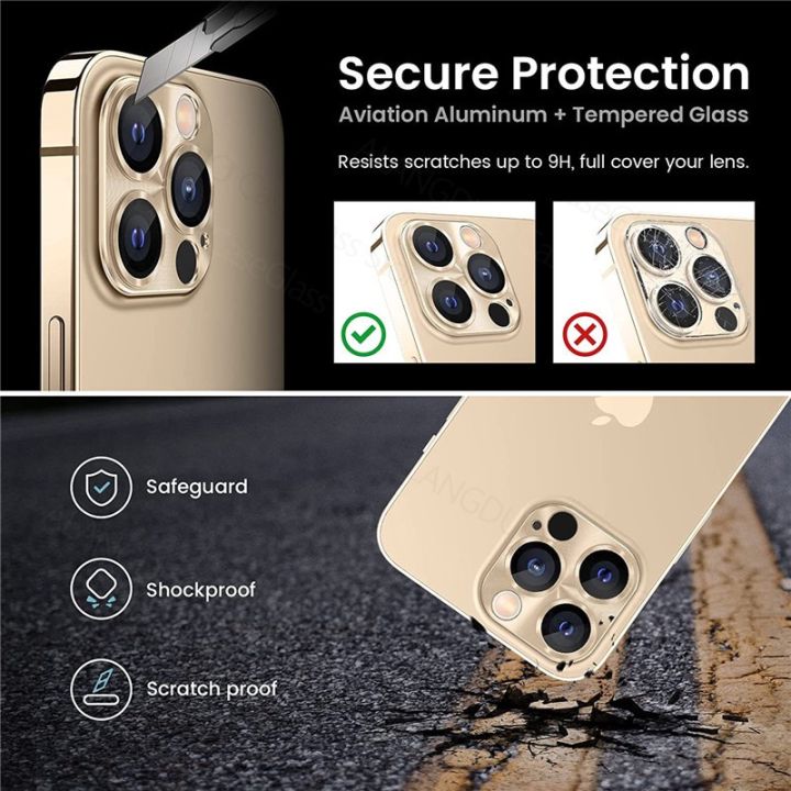 โลหะฟิล์มป้องกันปกป้องกันเข้ากันได้กับ-iphone-11-pro-max-13-mini-ที่มีคุณภาพสูงกล้องด้านหลังเลนส์ฟิล์มสำหรับ-iphone-12-pro-max-12-miniมินิ-แหวนเลนส์สำหรับ-13-14-pro-maxปก