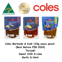 Coles Marinade &amp; Cook 120g Soup Pouch (BBF FEB 24)