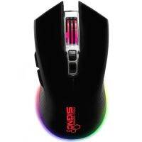 BB -MOUSE (เมาส์) SIGNO (GM-9) 4800DPI 6 MACRO KEYS INSTANT 704E 11 MODE COLORS BACKLIGHTING USB 2.0 (1Y)