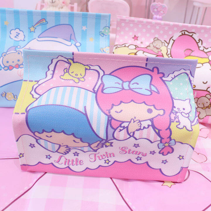 My melody cute Gemini paper towel set leather car paper towel box big ear dog paper towel