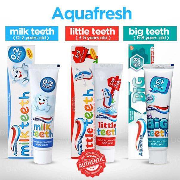 （New product） Aquafresh Milk Teeth Little Teeth and Big Teeth ...