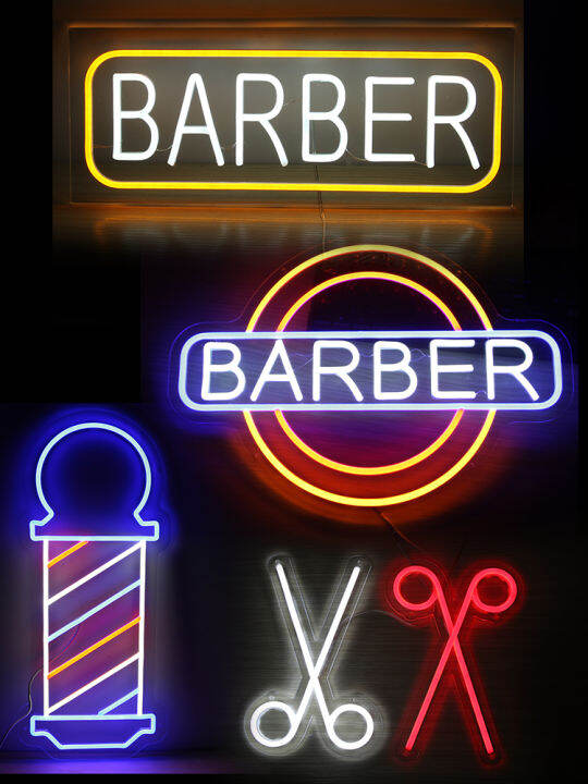 Barber Shop Neon Light Signs Lazada